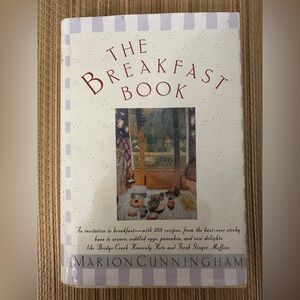 The Breakfast Book by Marion Cunningham Hardcover Cookbook, Vintage 1997 Rev Ed